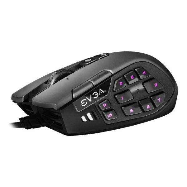 EVGA X15 MMO Gaming Mouse, Wired, 20 Buttons