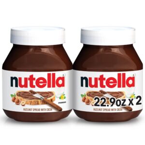 2 Pack ,22.9 Oz Per Jar, Nutella Hazelnut Spread