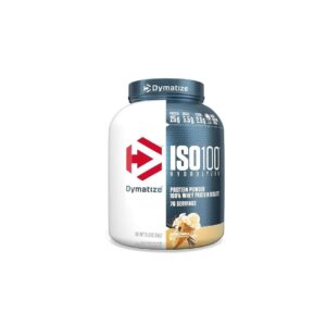 100% Whey Isolate , Dymatize ISO Protein Powder with 25g of Hydrolyzed ( Vanilla 5 Pound)