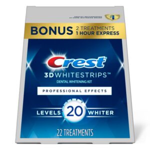 44 Strips (22 Count Pack) , Crest 3D Whitestrips Professional Effects
