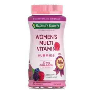 80 Gummies Nature's Bounty Optimal Solutions Women's Multivitamin