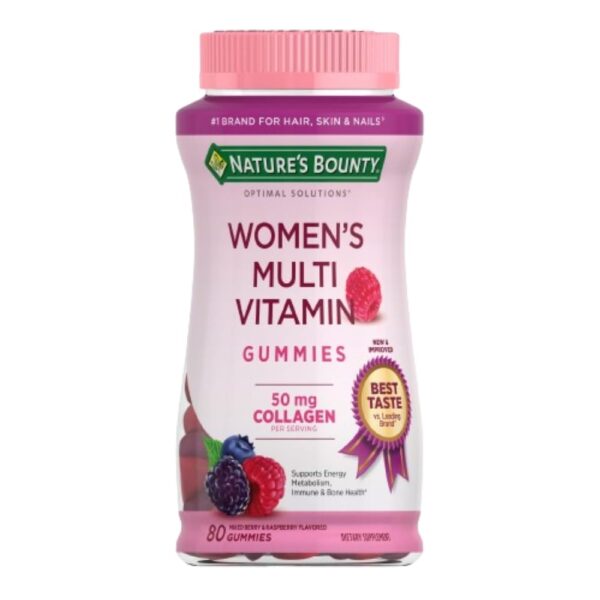 80 Gummies Nature's Bounty Optimal Solutions Women's Multivitamin