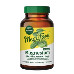 60 count MegaFood Magnesium 300 mg