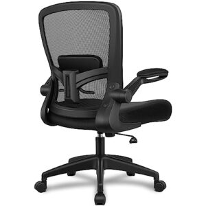 FelixKing Office Chair, Ergonomic Desk Chair Breathable Mesh Chair with Adjustable High Back Lumbar Support Flip-up Armrests