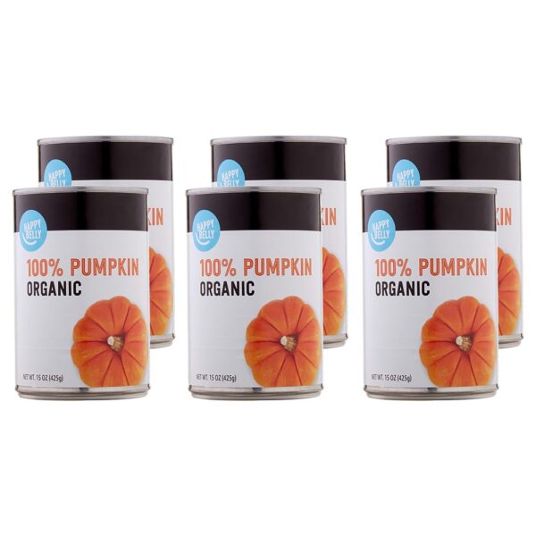 Amazon Brand - Happy Belly Organic 100% Pumpkin Canned