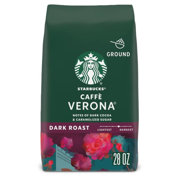 Starbucks Dark Roast Coffee ,Caffè Verona ,100% Arabica