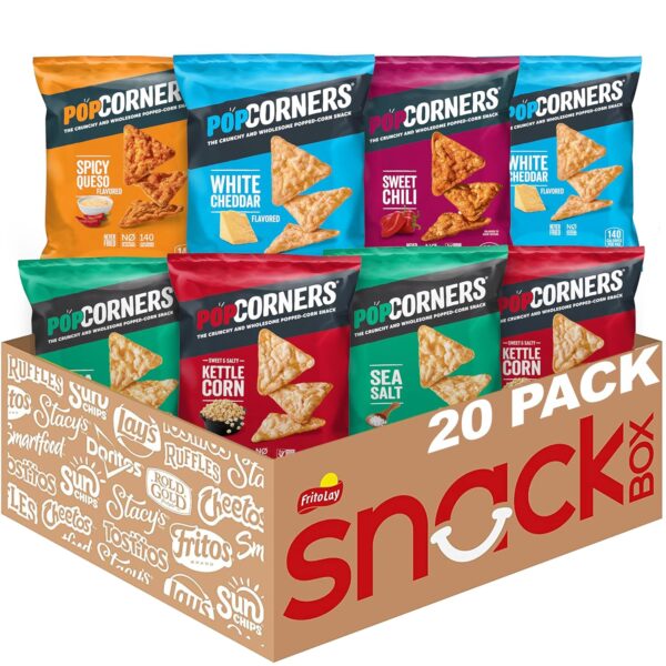 20 Pack PopCorners Popped Corn Snacks