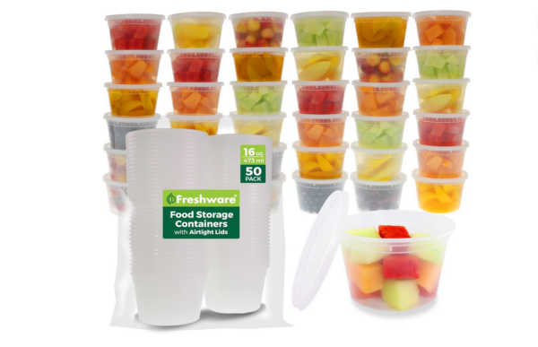 50 set Freshware Food Storage Containers