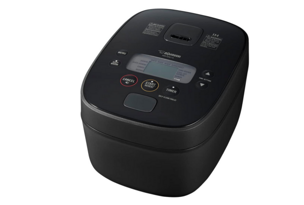 Zojirushi NW-QAC10 5.5-Cup Capacity Flat-Top Induction Cooker and Warmer with Custom Cooking Pan
