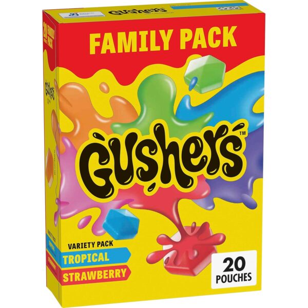 Gushers Tropical and Strawberry Flavors Snacks