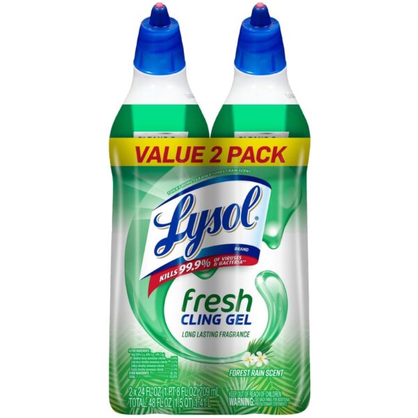 Lysol Toilet Bowl Cleaner Gel (Value 2 Pack)