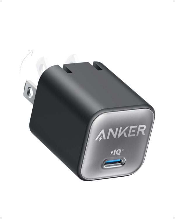 Anker USB C GaN PIQ 3.0 Foldable Charger 30W