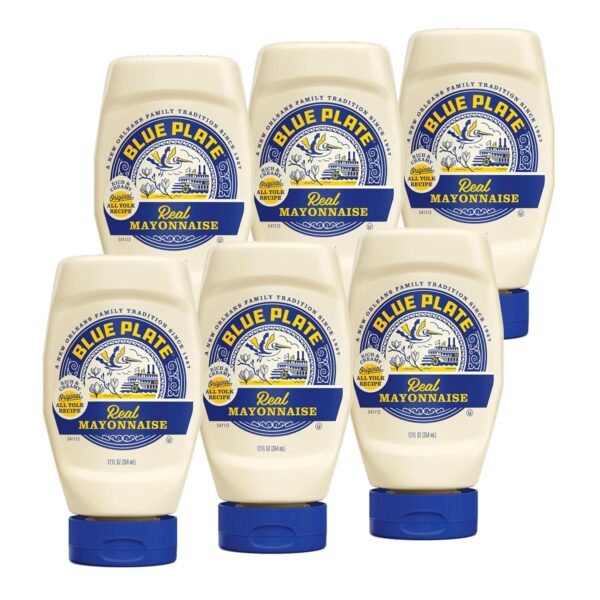 Blue Plate Real Squeeze Bottle Mayonnaise (6 Pack)