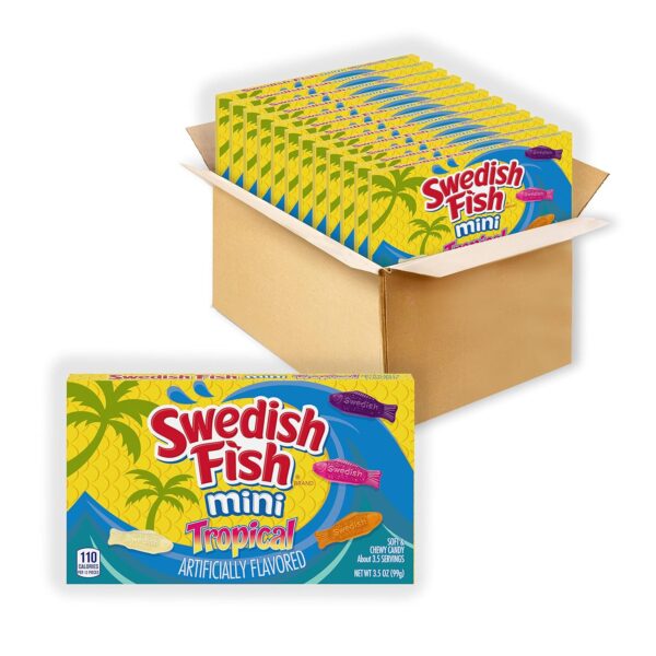 SWEDISH FISH Mini Tropical Soft & Chewy Candy