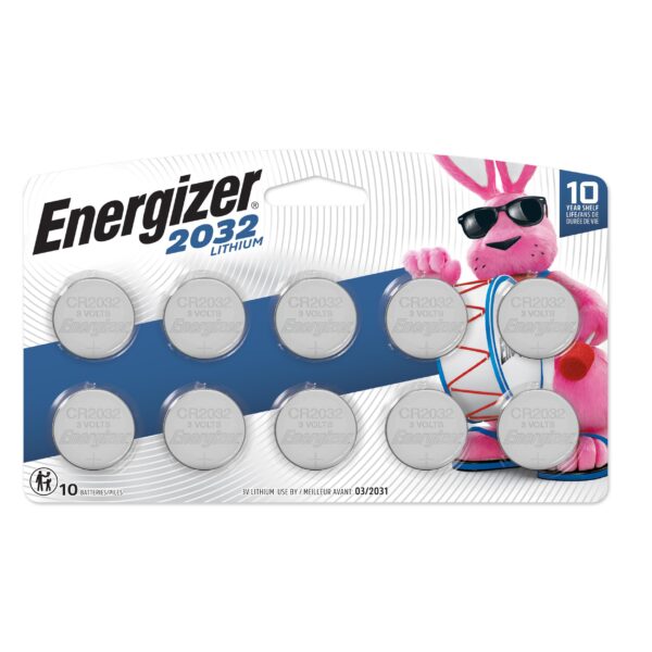 Energizer 2032 3V Lithium Coin Batteries (10 Pack)