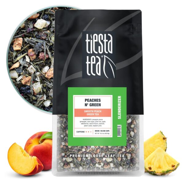 Tiesta Tea - Peaches N´ Green, Smooth Peach Green Tea