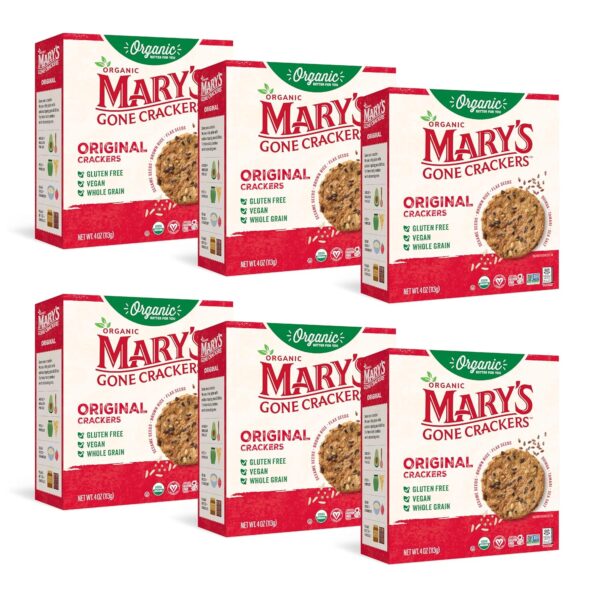 (Pack of 6) Mary's Gone Crackers Original Crackers