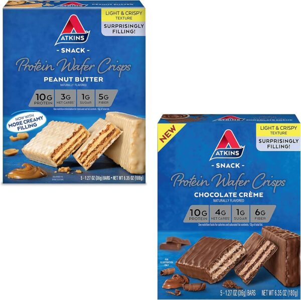 Atkins Keto Protein Wafer Crisps, 5 Count