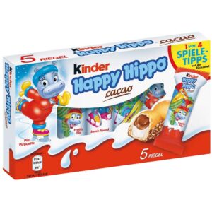 Kinder "Happy Hippo" Cocoa Cream Biscuits (Pack of 5 )