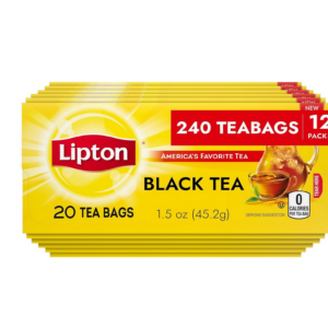 Lipton Black Tea Bags 12-Box Count