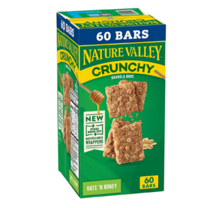 Nature Valley Crunchy Oats 'n Honey Granola Bars, 60 Bars