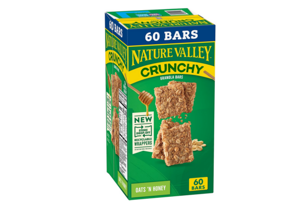Nature Valley Crunchy Oats 'n Honey Granola Bars, 60 Bars
