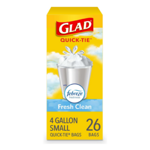 Glad OdorShield Small Trash Bags (Fresh Clean)