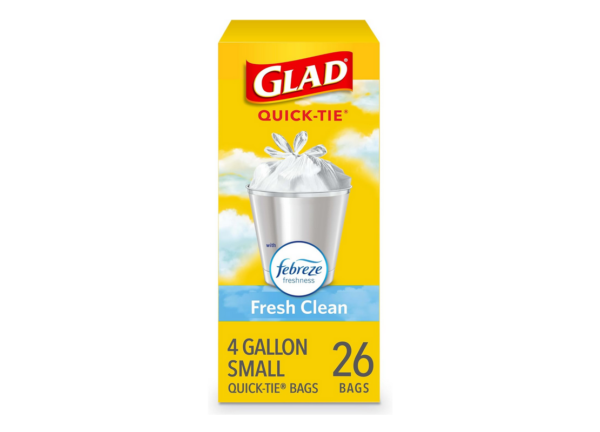 Glad OdorShield Small Trash Bags (Fresh Clean)