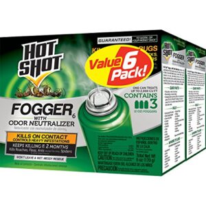 (Pack of 2) Hot Shot Fogger With Odor Neutralizer, Kills Roaches, Ants, Spiders & Fleas