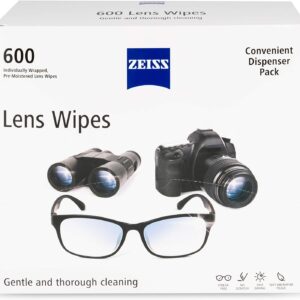 600 Count ZEISS Pre-Moistened Lens Cleaning Wipes