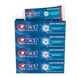 Crest Pro-Health Advanced Antibacterial Protection Toothpaste - Pack of 4