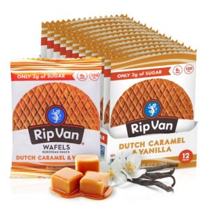 Rip Van Wafels Dutch Caramel & Vanilla Stroopwafels