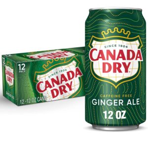 [Amazon Fresh] Canada Dry Ginger Ale Soda, 12 fl oz cans, 12 pack