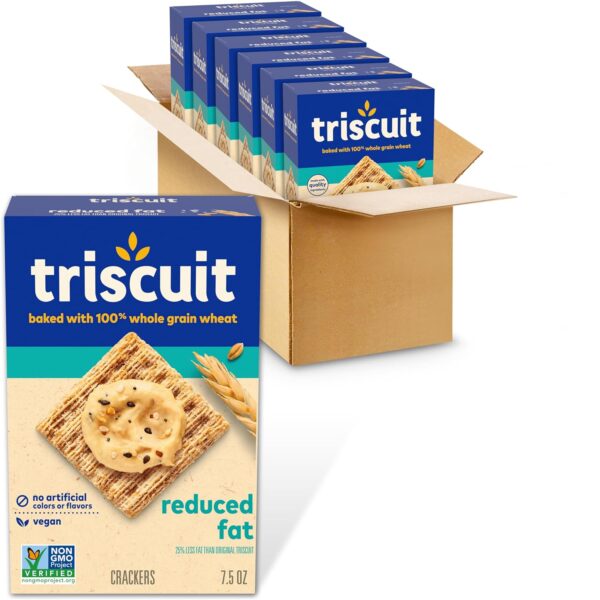6 count Triscuit Reduced Fat Whole Grain Wheat Crackers