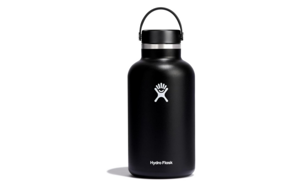 Hydro Flask Wide Mouth vacuum insulated stainless steel water bottle with leakproof closeable lid