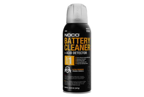 NOCO E404 12.25 Oz Battery Terminal Cleaner Spray and Corrosion Cleaner with Acid Detector