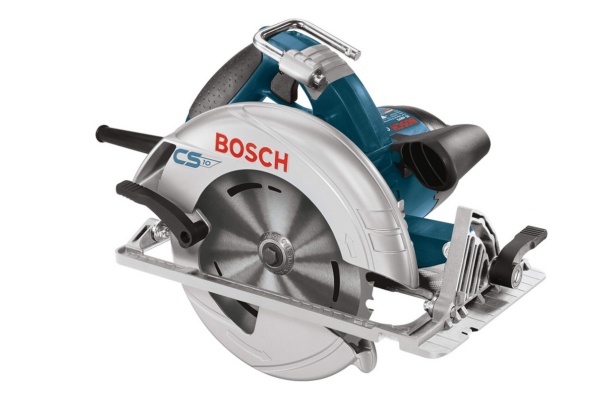 BOSCH CS10 15 Amp Circular Saw 7-1/4 Inch Blade 0-56 Degree Bevel Capacity, 120 Volt