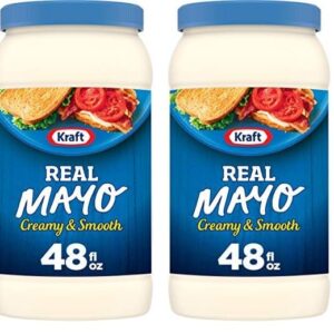 Kraft Mayo Real Mayonnaise (48 oz Jar) (Pack of 2)