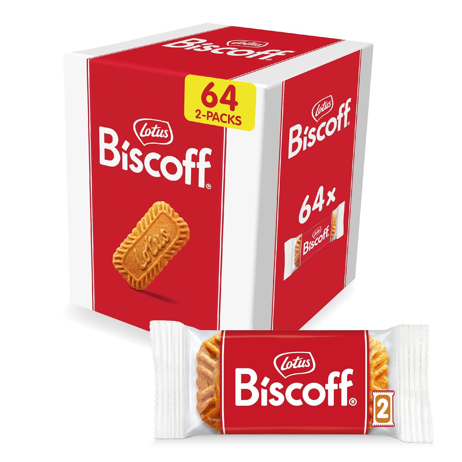 64 Count Biscoff Cookies Two-Pack