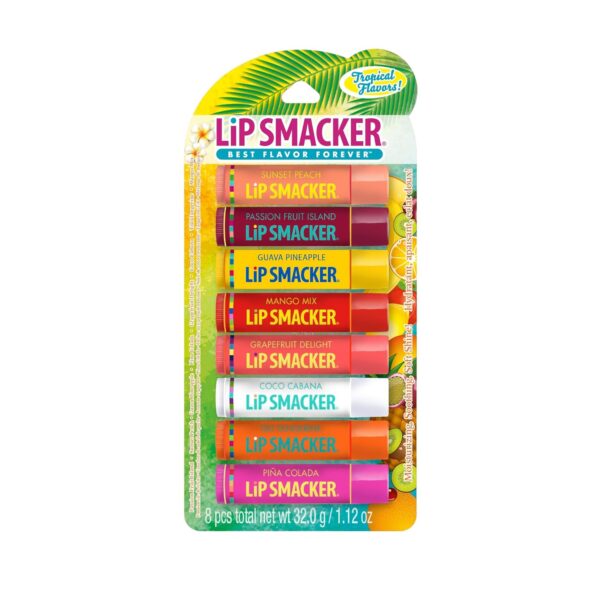 Lip Smacker Flavored Lip Balm Tropic Fever 8 Count