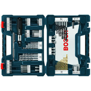 BOSCH MS4091 91-Piece Drilling and Driving Mixed Set with Included Case for Applications in Wood, Metal, Masonry