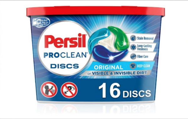 16 Count Persil Discs Laundry Detergent Pacs, Original