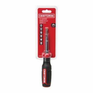 CRAFTSMAN Screwdriver with 6 Multi-Bits, Store Extra Bits in Handle (CMHT68000)