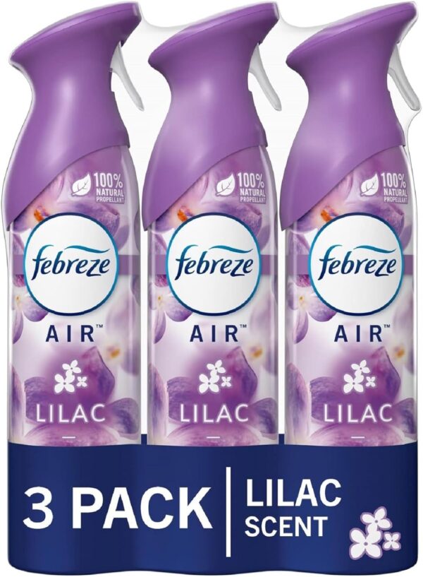8.8oz, 3 Count Febreze Air Mist Air Freshener Spray, Southen Lilac Mornings Scent