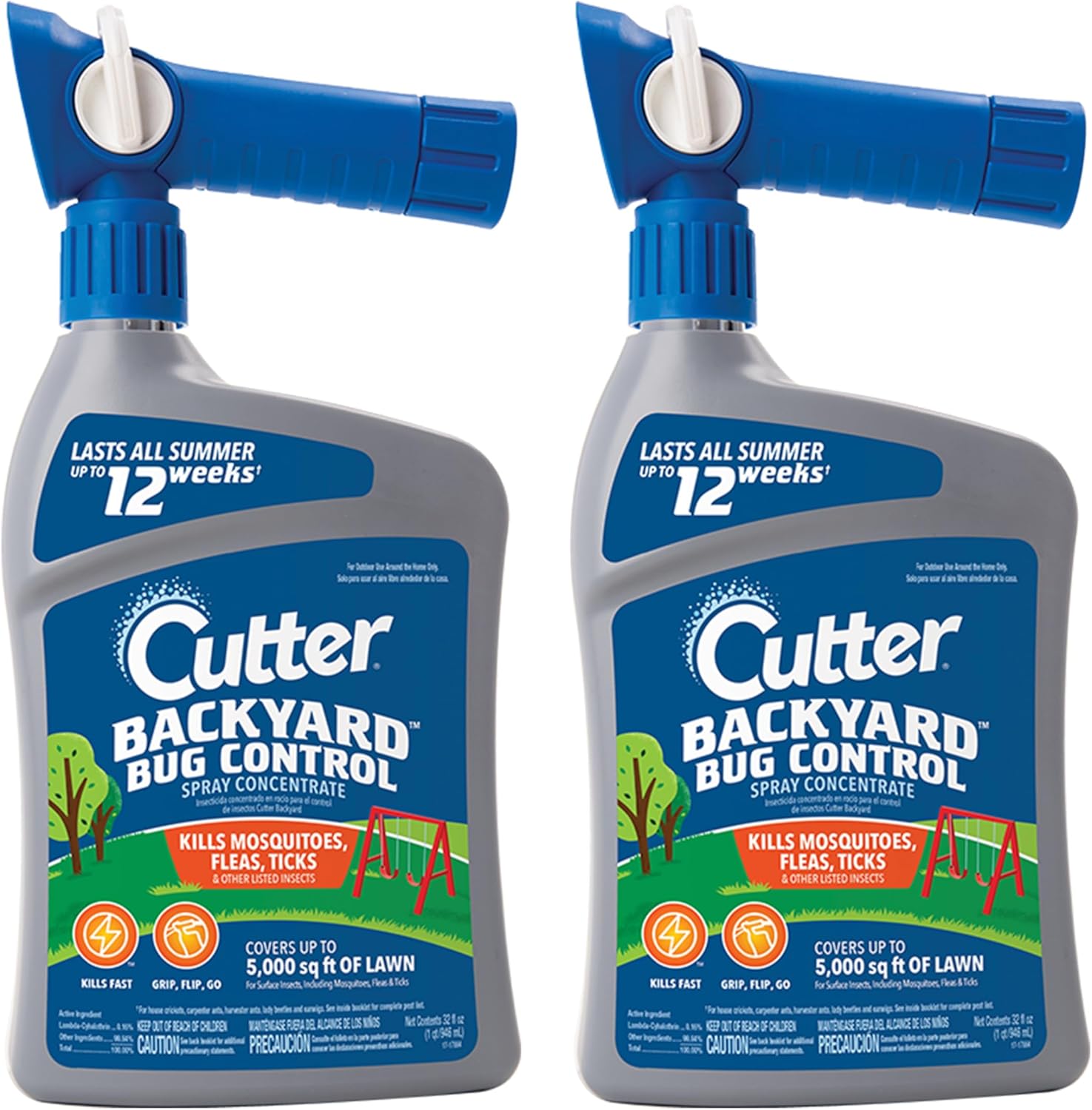 32 fl Ounce Cutter Backyard Bug Control Spray Concentrate (2 Pack)