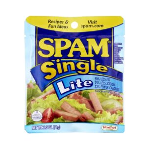 Spam Single Lite, 2.5 Ounce Pouch (Pack of 24)