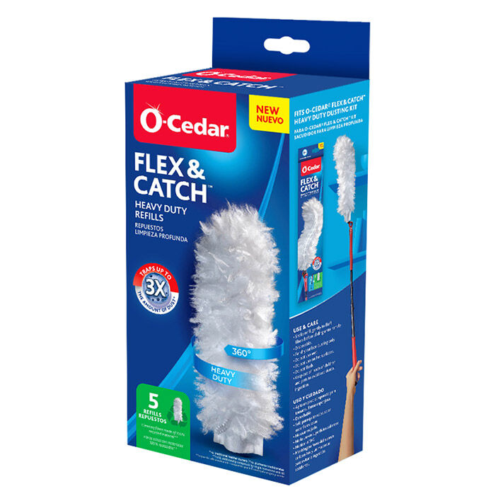 O-Cedar Flex & Catch Heavy Duty Dusting Refills (5 Count)