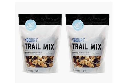 Amazon Brand Happy Belly Yogurt Trail Mix, 1 pound (Pack of 2)