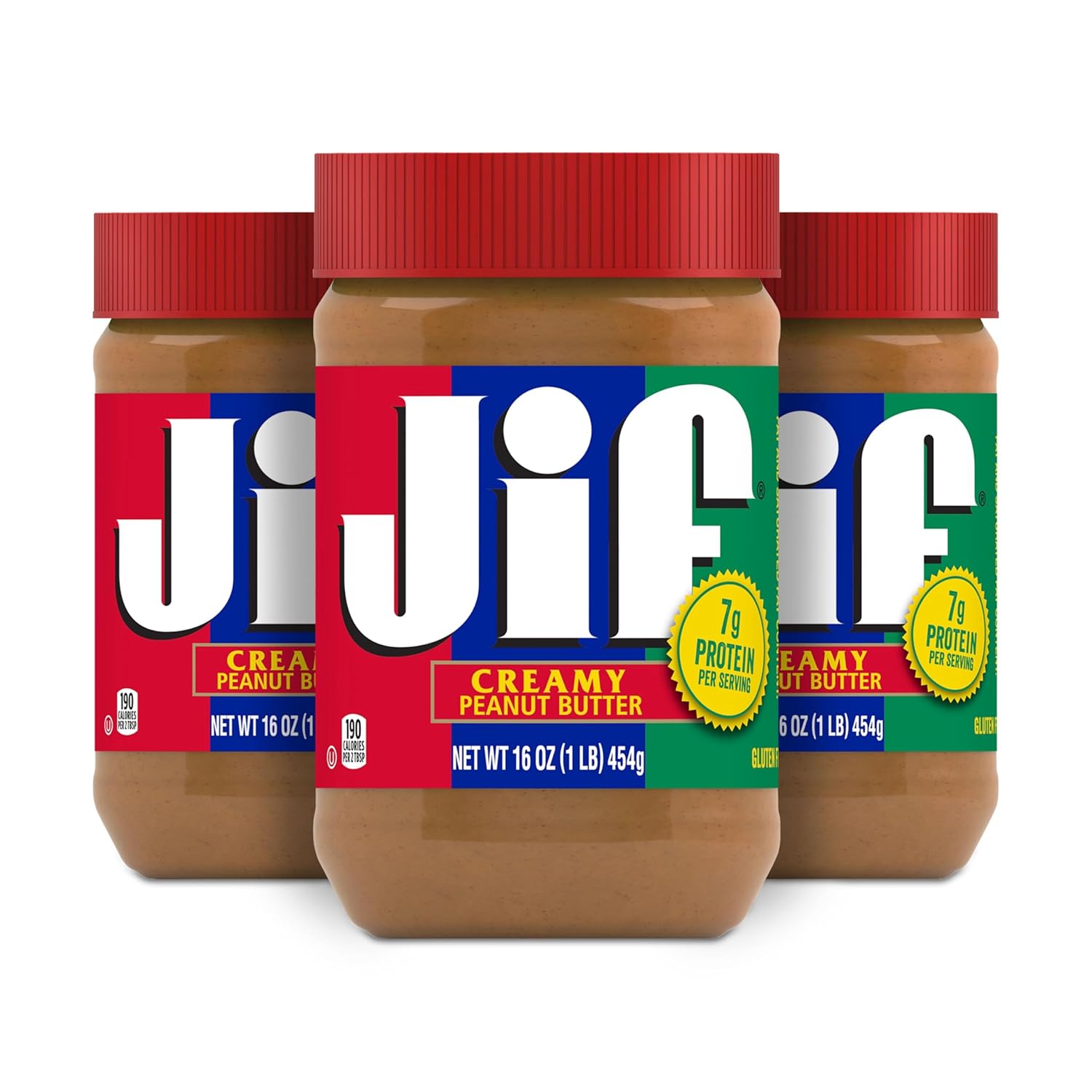 Jif Creamy Peanut Butter, 16 Ounces (Pack of 3) w/S&S