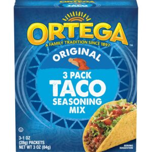 Ortega Seasoning Mix, Taco, 3 Ounce (Pack of 12)